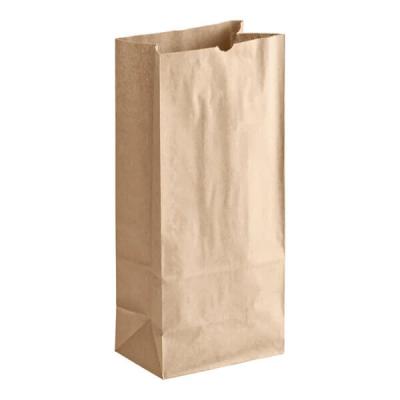 12 lb. Kraft Brown SOS Paper Bags